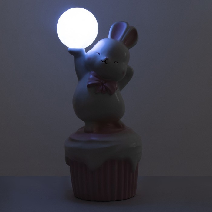 Торшер  Торшер "Зайка" LED USB розовый 30х30х69см