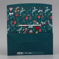 Пакет - коробка подарочная &laquo;В новом году&raquo;, 23&times;18&times;11 см