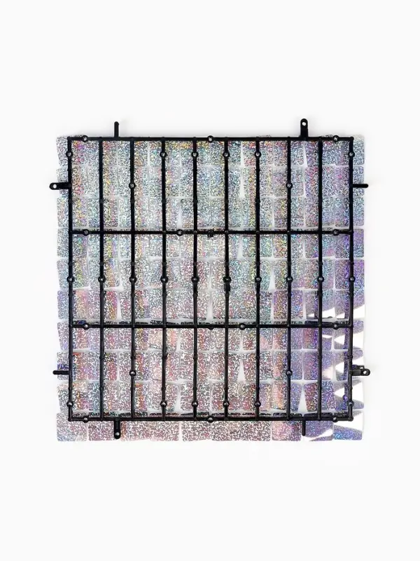 Панель с пайетками для фотозоны 30&times;30 см перламутровый