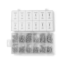 Набор саморезов ТУНДРА krep, 360 предметов