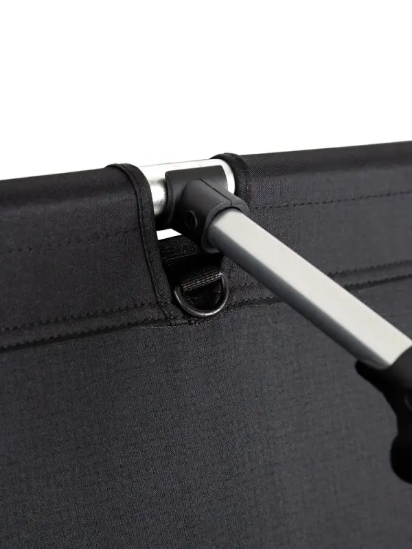 Раскладушка туристическая XJC04, черная Раскладушка туристическая XJC04, черная