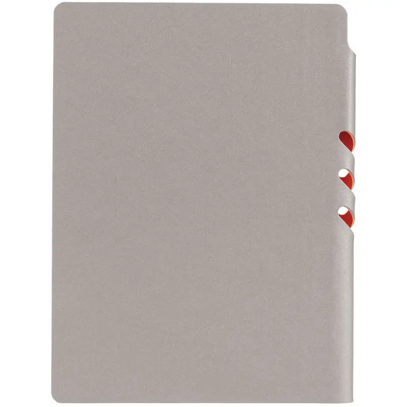 Ежедневник Flexpen, недатированный, серебристо-оранжевый Ежедневник Flexpen, недатированный, серебристо-оранжевый