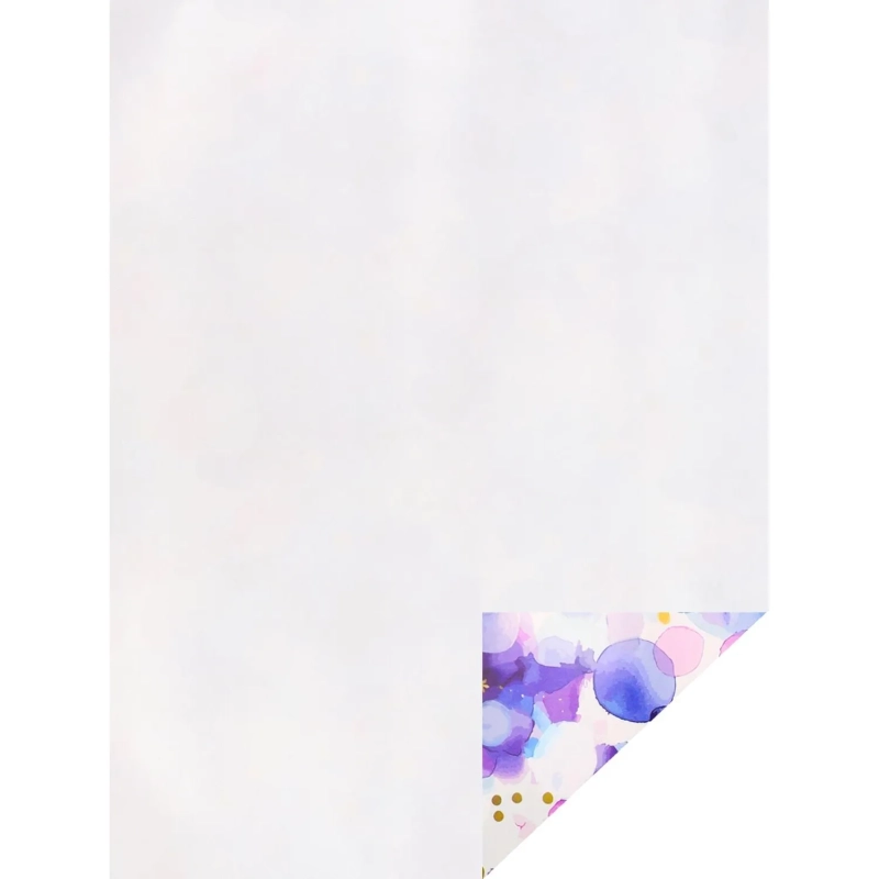 Бумага упаковочная Акварельные пузырьки(70x100см,10л)Собств.разраб.УБ-6802