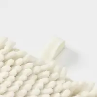 Коврик для дома LaDо́m, букли, плотность 1400 г, 50&times;80 см, белый