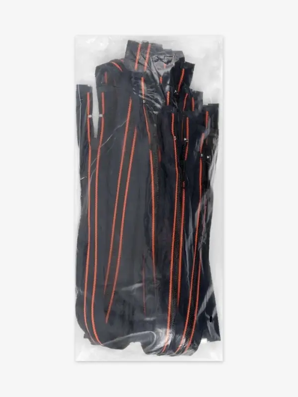 Молния &laquo;Спираль&raquo;, №5, разъёмная, замок автомат, 80 см, оранжевая, тёмно-синяя