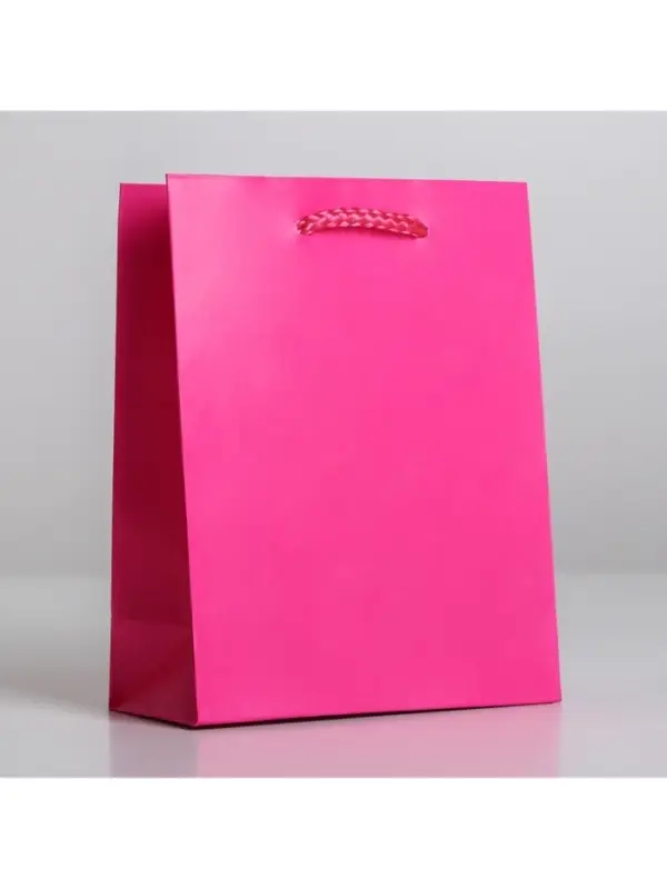 Пакет подарочный ламинированный, упаковка, «Фуксия», S 12 х 15 х 5.5 см Пакет подарочный ламинированный, упаковка, «Фуксия», S 12 х 15 х 5.5 см