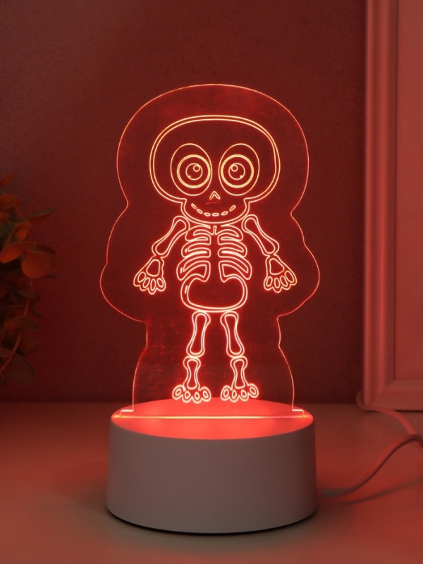 Светильник  Светильник "Скелетик" LED RGB от сети RISALUX 9,5х8,5х14,8 см