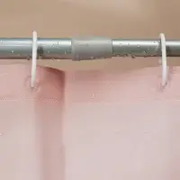 Карниз для шторы в ванную тм VETTA 2,6м, алюминий, серебристый