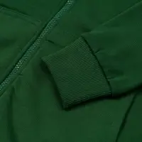 Толстовка с капюшоном на молнии Unit Siverga Heavy, темно-зеленая, размер XS
