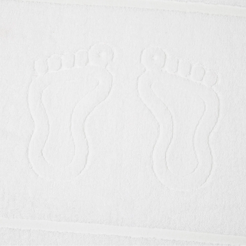 Набор полотенец махровых ножки Luscan/Oтель 650г/м2, 50х70 бел, 10шт/уп