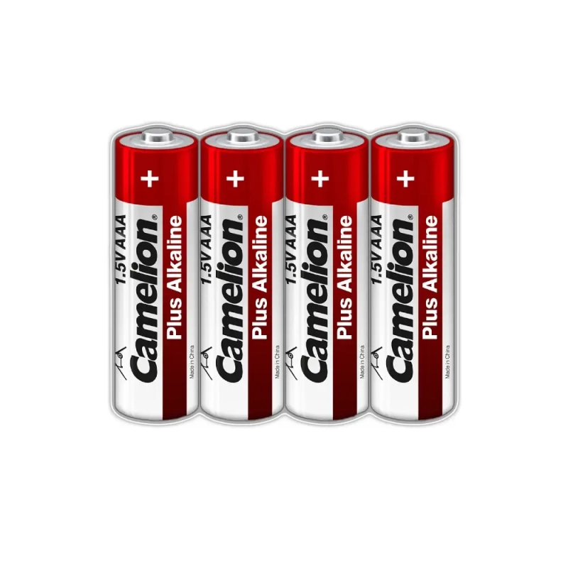 Батарейка Camelion Plus LR03 AAA Shrink 4 Alkaline 1.5V