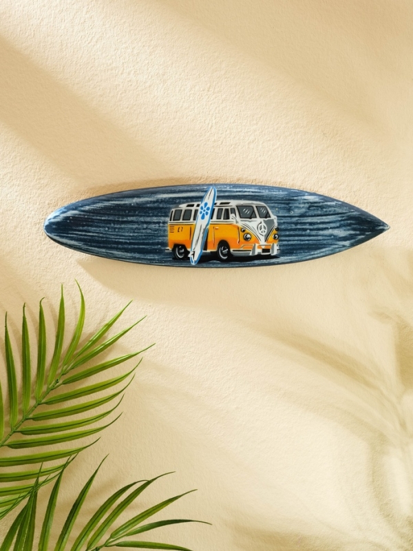 Панно  Панно "Доска для сёрфа "Сплитти" дерево 30х7 см