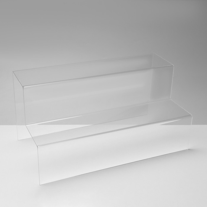 Горка 2 ступеньки 40×21×20 см, оргстекло 2,5 мм, В ЗАЩИТНОЙ ПЛЁНКЕ Горка 2 ступеньки 40×21×20 см, оргстекло 2,5 мм, В ЗАЩИТНОЙ ПЛЁНКЕ