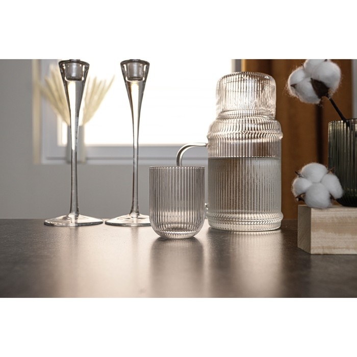 Стакан Magistro «Грани», 260 мл, 7.5×9.5 см, стекло, прозрачный