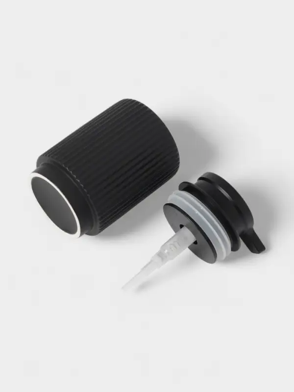 Набор аксессуаров для ванной «Грани», 4 предмета, мыльница, дозатор для мыла, 2 стакана, чёрный Набор аксессуаров для ванной «Грани», 4 предмета, мыльница, дозатор для мыла, 2 стакана, чёрный