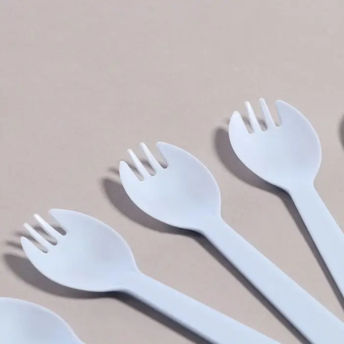 Посуда одноразовая, набор 6 шт., голубой Посуда одноразовая, набор 6 шт., голубой