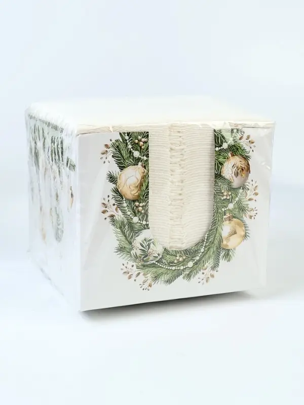 Салфетки в коробке интерьерные «Новый Год. Лошадь» 75 листов