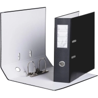 Папка-регистратор ,80 мм Элементари,черны Экономи,мет уголк,ПБП1,карм.кор