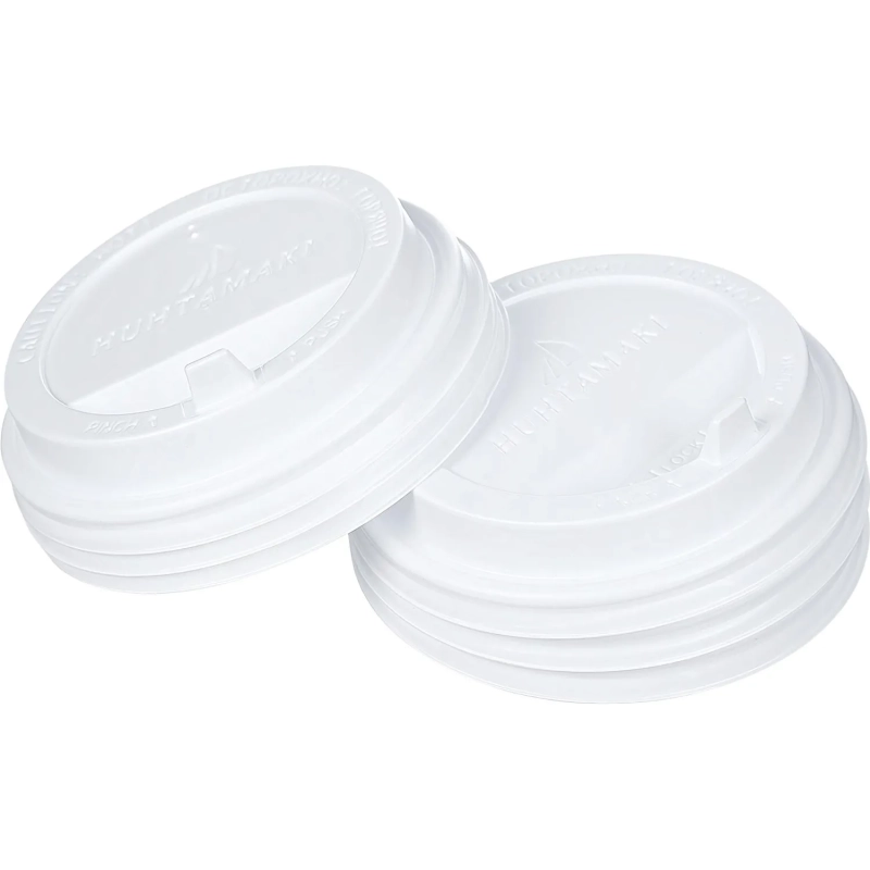 Крышка для стакана пластиковая с клапаном D=90мм, бел.,100шт./уп. HSL90