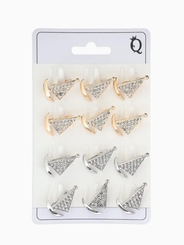 Брошь "Парусник",  (фас 12шт), цвет МИКС