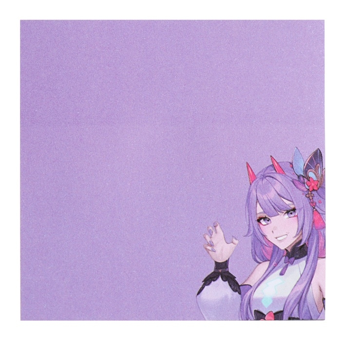 Блок с липким краем бумажный 75х75 мм, ErichKrause  Блок с липким краем бумажный 75х75 мм, ErichKrause "Manga", 50 листов