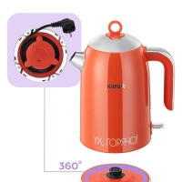 Чайник электрический металлический КТ-6747 - 1.7 л