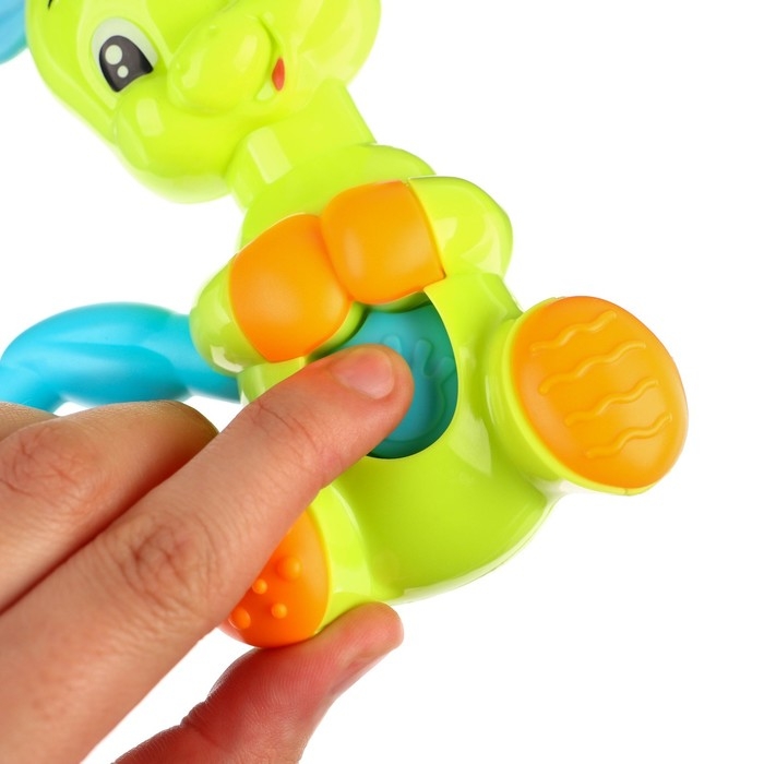 Погремушка - пищалка «Дракоша», с эластичными элементами, цвет МИКС, Крошка Я Погремушка - пищалка «Дракоша», с эластичными элементами, цвет МИКС, Крошка Я