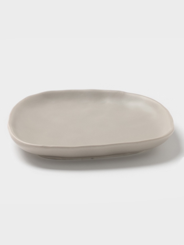 Блюдо для подачи Magistro "Potter" 15см 17х16,3х2  цвет светло-серый