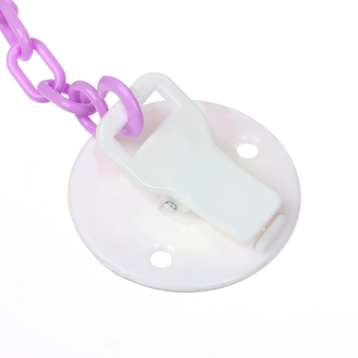 Пустышка ортодонт., с колпачком и держателем, от 0 мес., цвет Фиолет / Роз Пустышка ортодонт., с колпачком и держателем, от 0 мес., цвет Фиолет / Роз