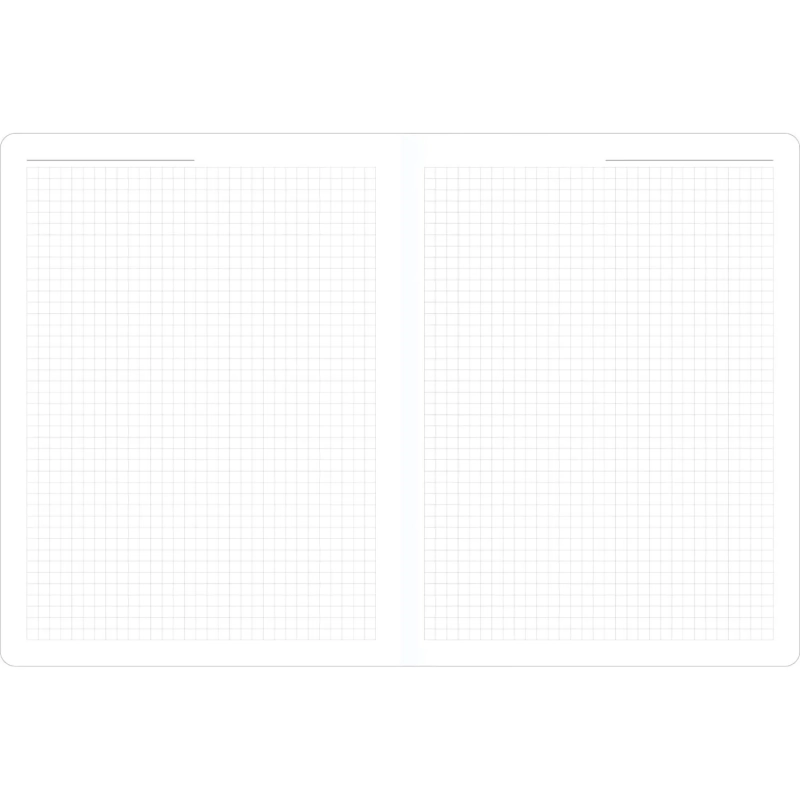 Тетрадь общая Attache Selection Квадрат ВW 165x220 мм 48л клетка скрепка