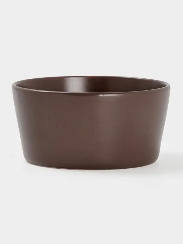 Салатник Доляна 14,5х7 см Салатник Доляна 14,5х7 см "Гранит" коричневый