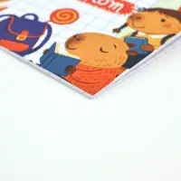 Блокнот 10х10, 16 листов в клетку "Капибарки"