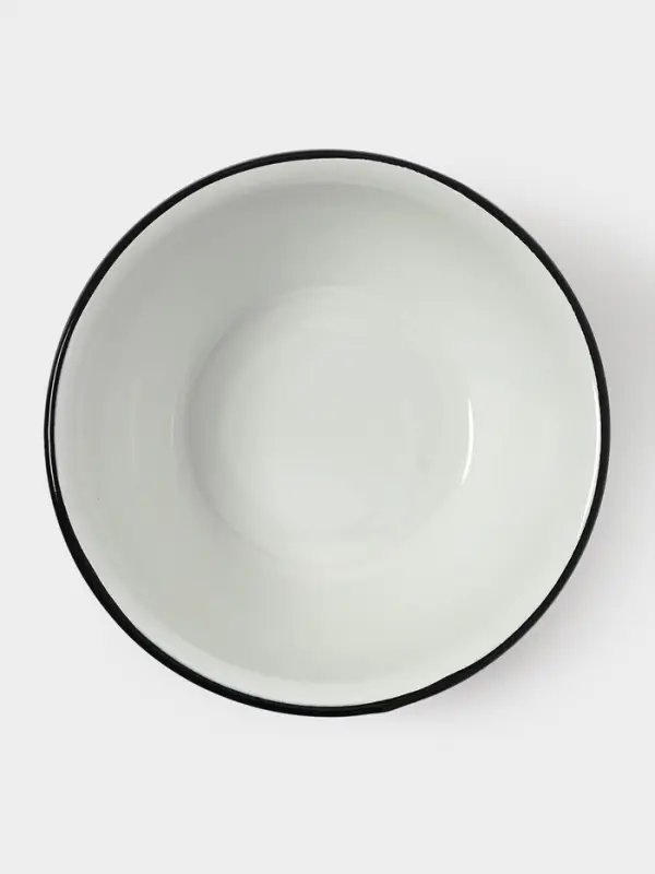 Миска эмалированная, 800 мл, белая