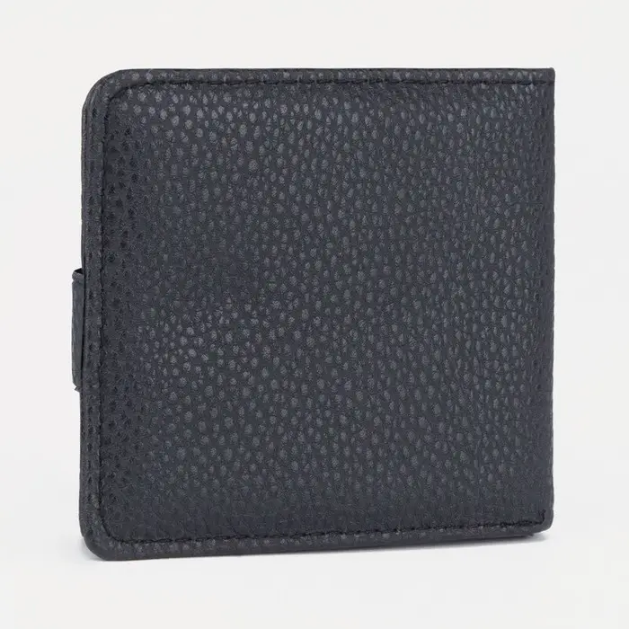 Портмоне мужское на кнопке, отдел для купюр, для карт, цвет чёрный Портмоне мужское на кнопке, отдел для купюр, для карт, цвет чёрный