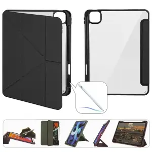 Чехол-книжка для iPad Pro 11 (2024) Smart Case Crystal Folio (Pencil) Black