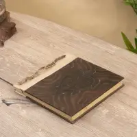 Фотоальбом "Черепаха" 10 листов, 19х19х2 см, цв. коричневый