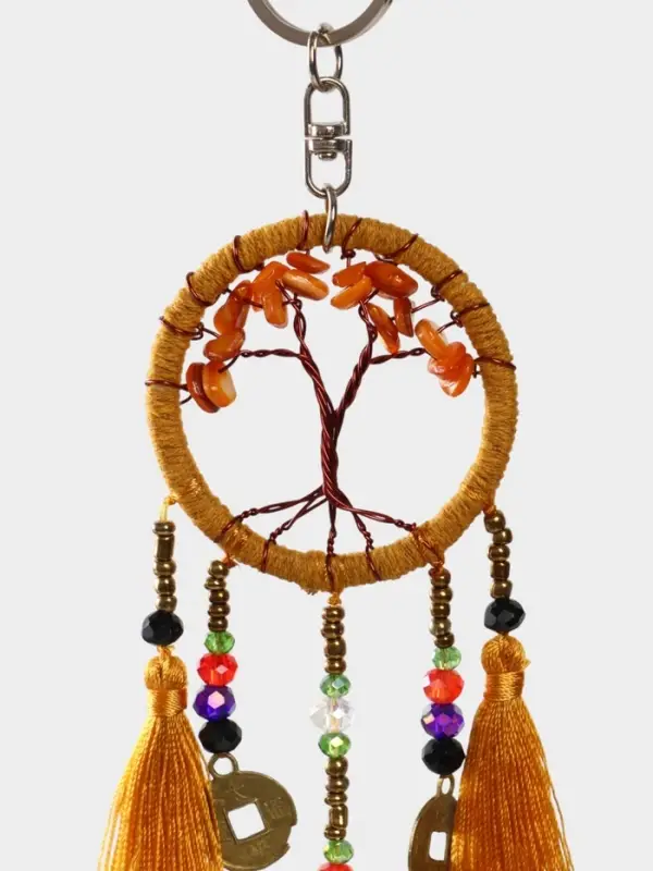 Брелок ловец снов Брелок ловец снов "Древо" 19 см, цв. бежевый