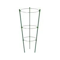 Кустодержатель, d=15&ndash;17&ndash;19 см, h=44 см, 3 кольца, металл, зелёный, Greengo
