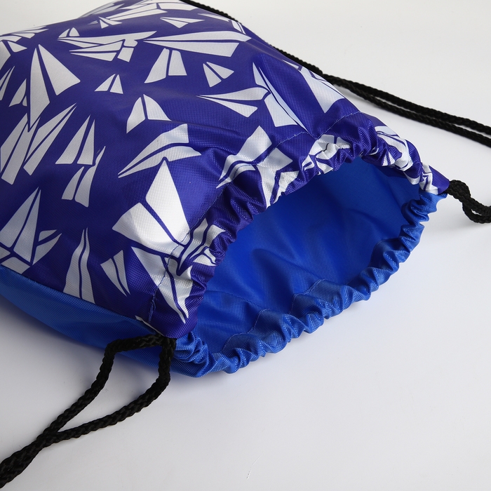 Мешок для обуви на шнурке, цвет синий Мешок для обуви на шнурке, цвет синий