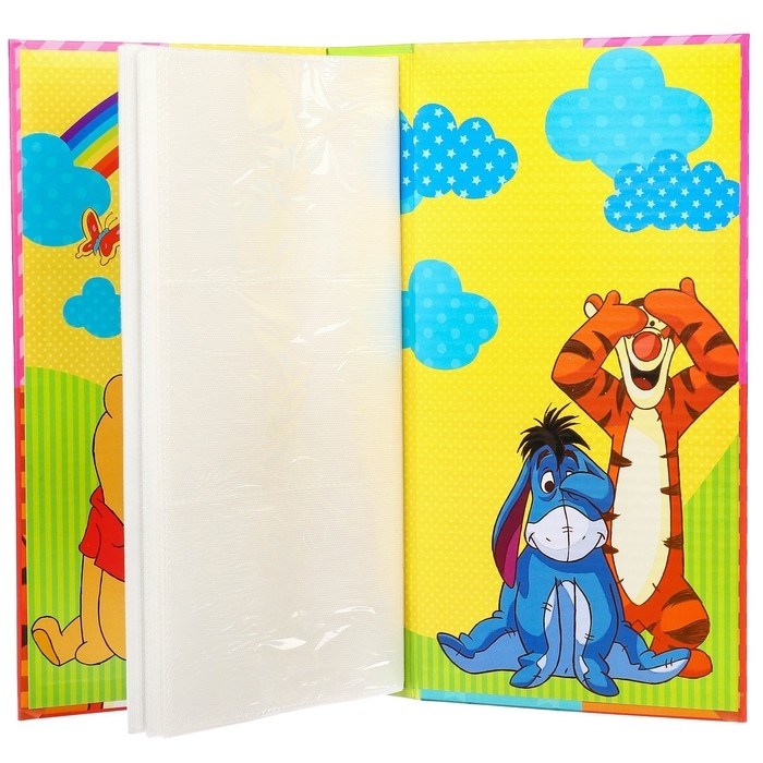 Фотоальбом на 300 фото в твёрдой обложке "Мое счастливое детство", Медвежонок Винни и его друзья