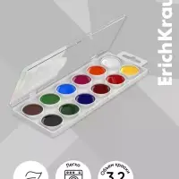 Краски акварельные 12 цветов ErichKrause Magic Pet