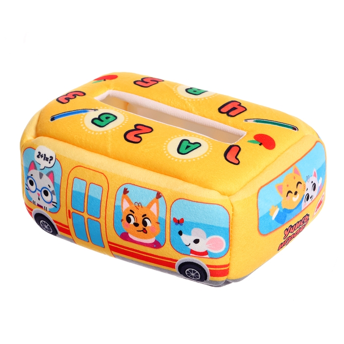 Сортер «Автобус», мягкий, 10 платочков Сортер «Автобус», мягкий, 10 платочков