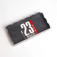 Коробка для печенья, кондитерская упаковка с пластиковой крышкой, &laquo;23 февраля&raquo;, 10.5&times;21&times;3 см