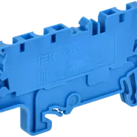 ARMAFIX Клемма пружинная CX2.5-3 BU 2,5мм2 трехконтактная синяя IEK