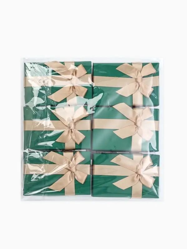 Набор коробочек подарочных 6 шт. под набор &laquo;Грин&raquo; 5&times;8&times;2.5, цвет зелёный (10319899)