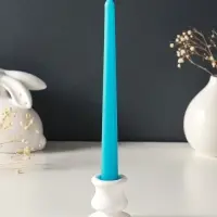 Набор свечей античных, 2.3&times;24.5 см, 5 ч, 55 г, 2 шт., синий