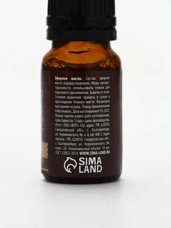 Эфирное масло, набор 6 шт х 10 мл, Банный дух