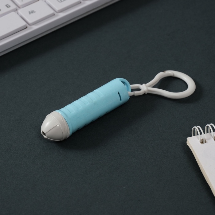 Указка лазерная пластик Указка лазерная пластик "Нежно-голубая" LR44х3 шт 1,6х1,6х6,5 см