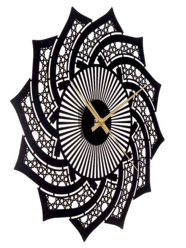 Часы настенные интерьерные «Вихрь», плавный ход, d-40 см