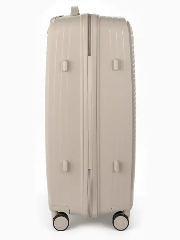 Чемодан на колёсах, 28", кодовый замок, 47&times;28&times;75 см, светло-бежевый